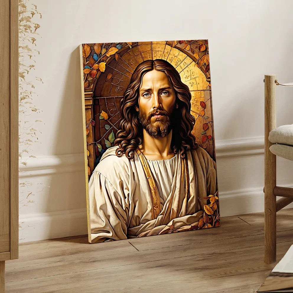 Religinis paveikslas ant drobės Jėzus 30x40 cm – dovana svetainei ar kambariui #906