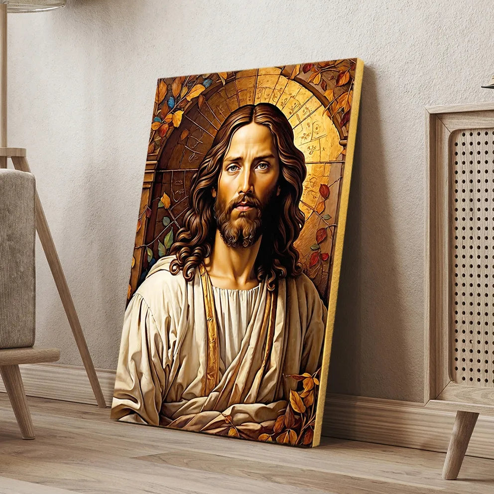 Religinis paveikslas ant drobės Jėzus 30x40 cm – dovana svetainei ar kambariui #906