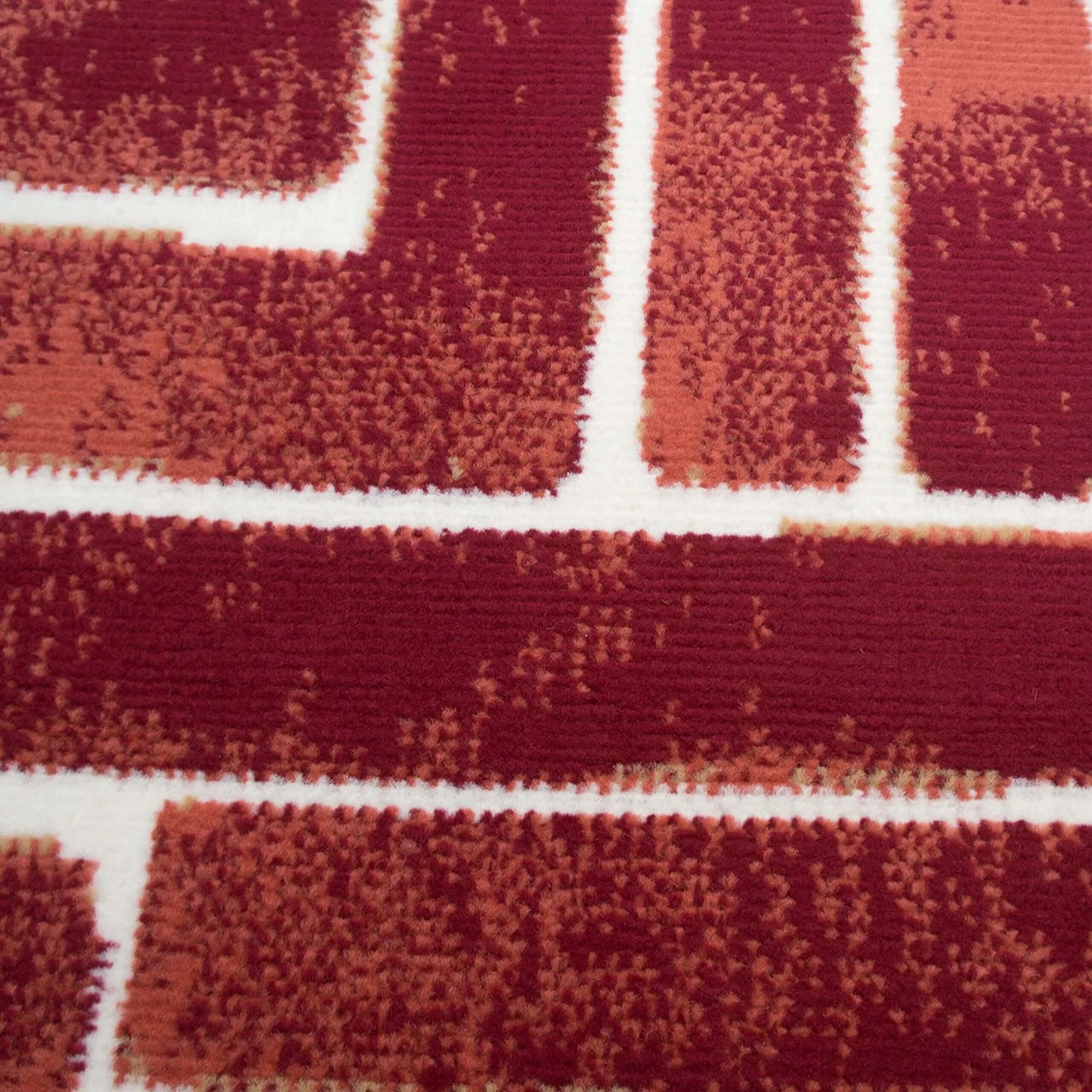 Šiuolaikinis geometrinis kilimas Eureka Home 100x150 cm, raudonas