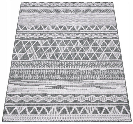 Šniūrinis kilimas virtuvei, terasai, balkonui, 60x110 pilkas