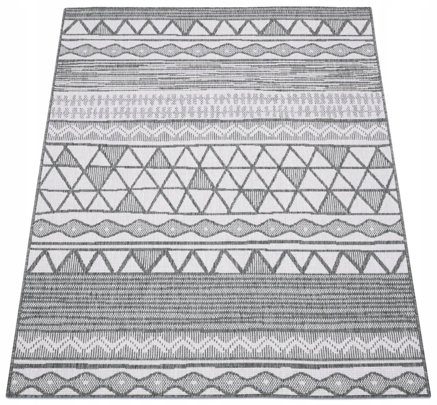 Šniūrinis kilimas virtuvei, terasai, balkonui, 60x110 pilkas