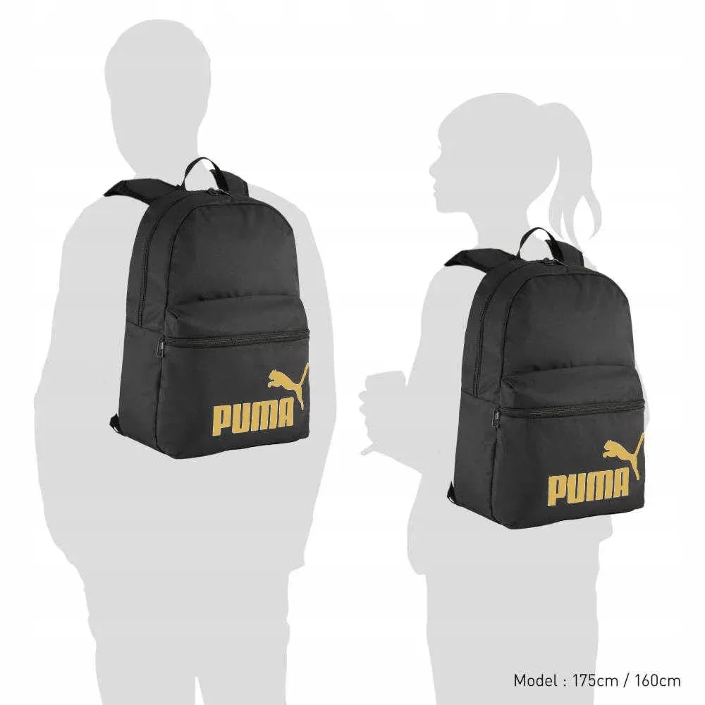 Sportinė kuprinė Puma Phase, juoda, mokyklinė (09116403), 22 l