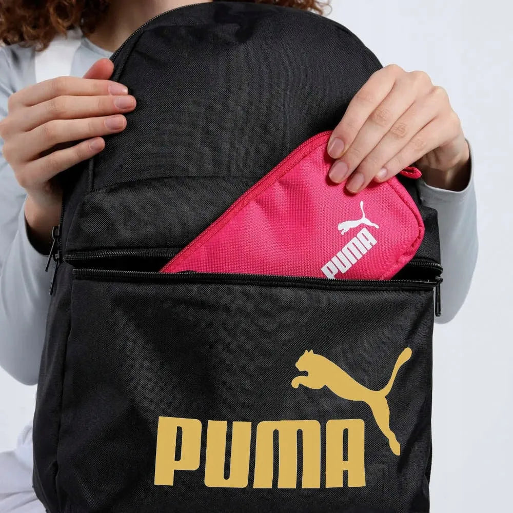 Sportinė kuprinė Puma Phase, juoda, mokyklinė (09116403), 22 l