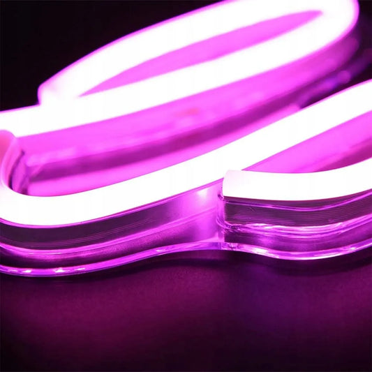 SuperLED neoninis LED sieninis šviestuvas, naktinė lemputė "Love", USB 5V