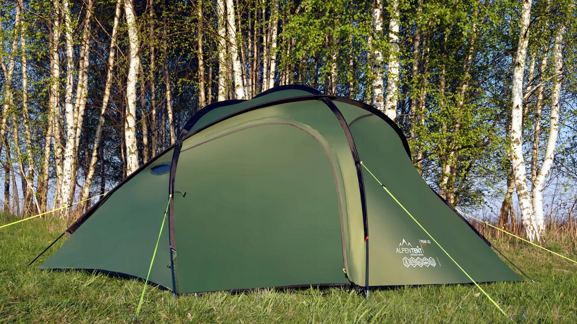 Trivietė palapinė AlpenTent Peak X3 PRO 3,6 kg