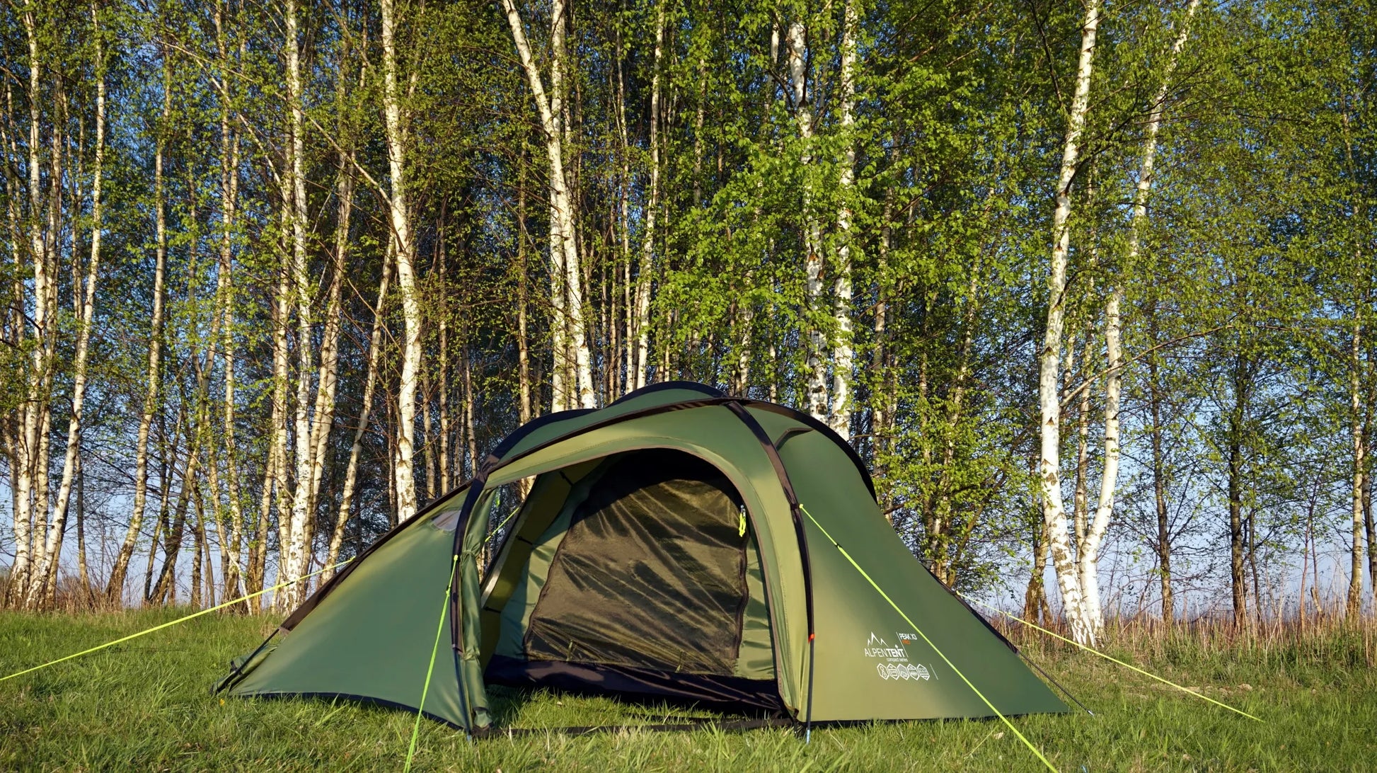 Trivietė palapinė AlpenTent Peak X3 PRO 3,6 kg