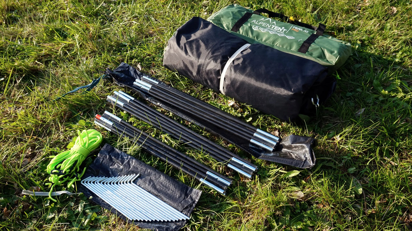 Trivietė palapinė AlpenTent Peak X3 PRO 3,6 kg