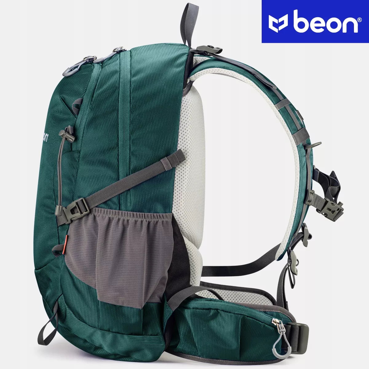 Turistinis trekingo kuprinė 30L vyrams ir moterims, Beon XB540, žalia
