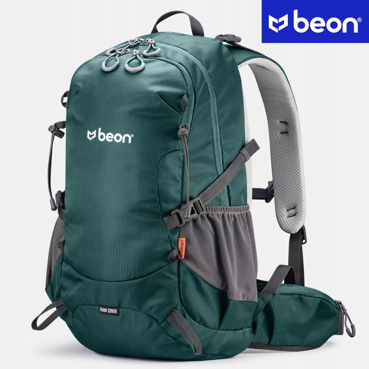 Turistinis trekingo kuprinė 30L vyrams ir moterims, Beon XB540, žalia