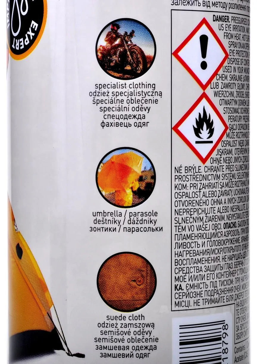 Universalus IMPREGNANTAS žygių batams, striukėms, palapinėms, kuprinėms ir kelnėms