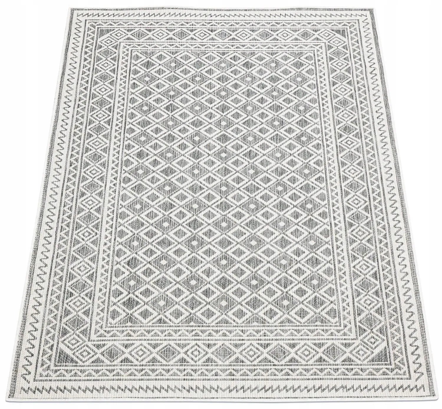 Virtuvinis kilimas lauko terasai ir balkonui, virvelinis kilimėlis 120x170 cm
