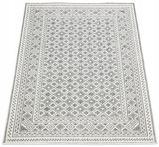 Virtuvinis kilimas lauko terasai ir balkonui, virvelinis kilimėlis 120x170 cm