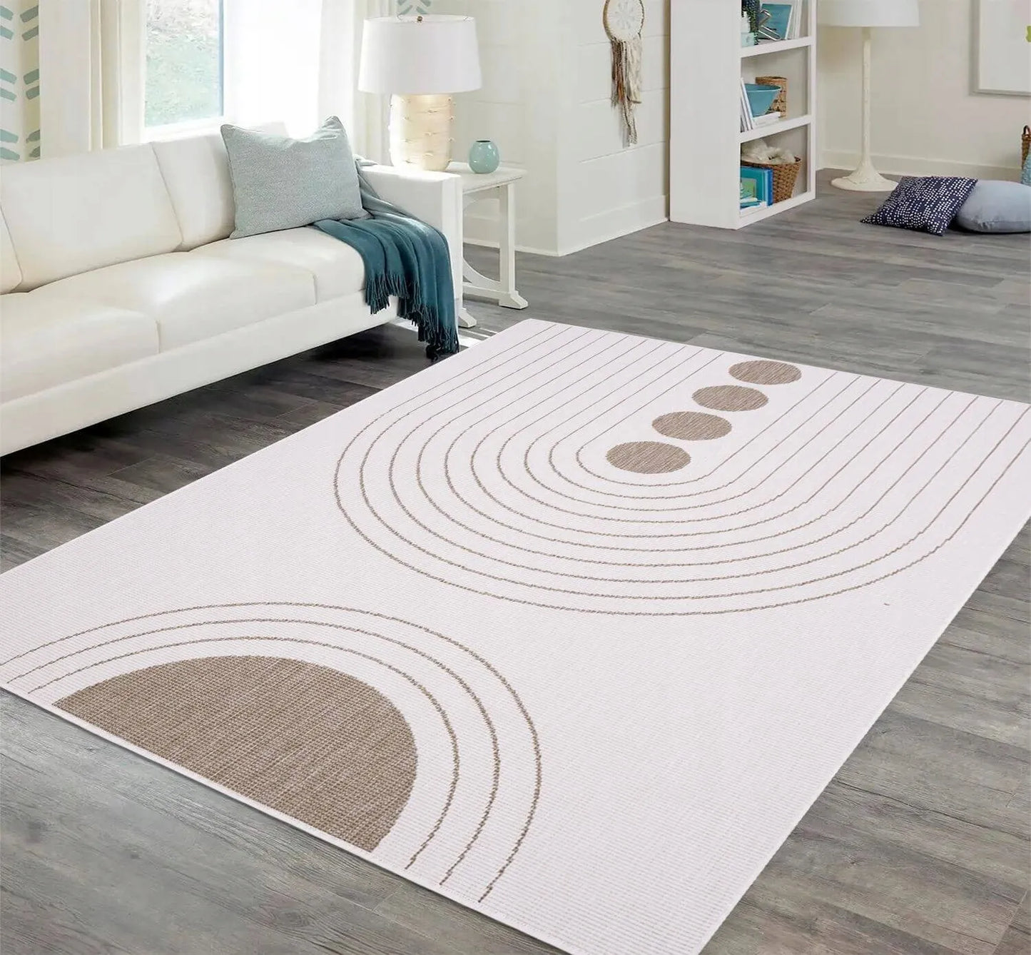 Virtuvinis kilimas lauko terasai ir balkonui, virvinis kilimėlis 60x110 cm