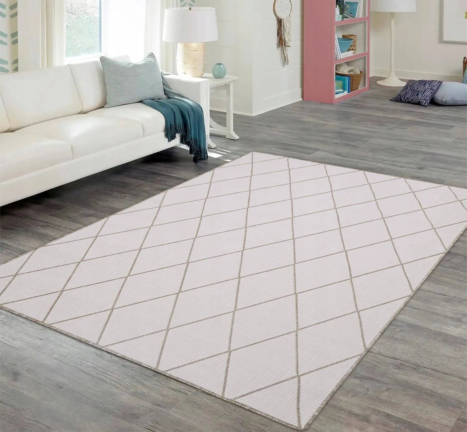 Virtuvinis lauko kilimas terasai ir balkonui, pintas kilimėlis 60x110 cm