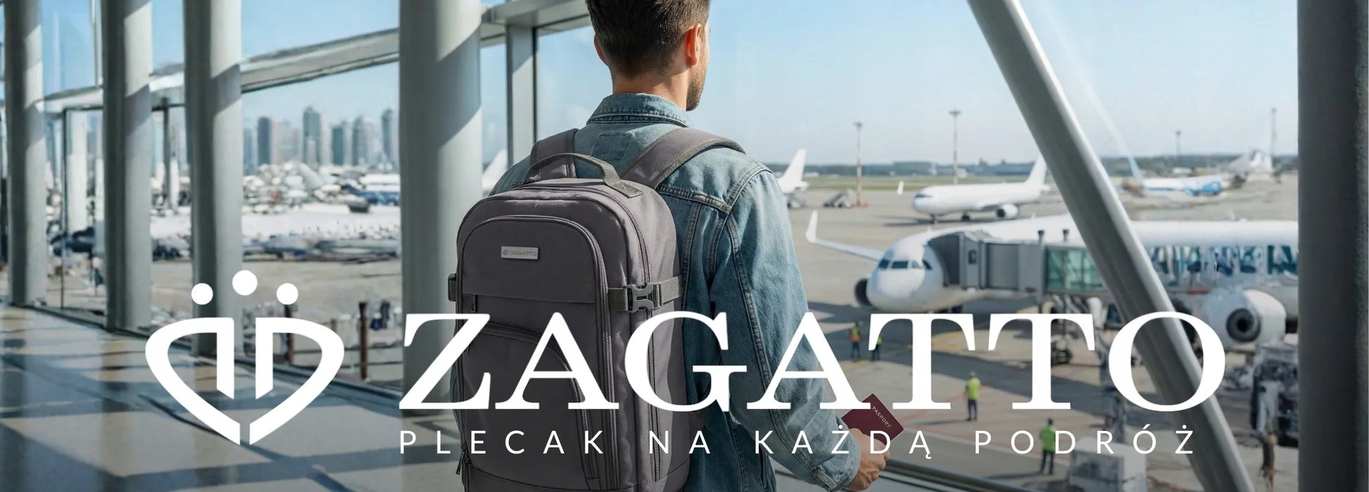 Zagatto kelioninė kuprinė lėktuvui, 40x30x20 cm, tinka Ryanair kabininiam bagažui