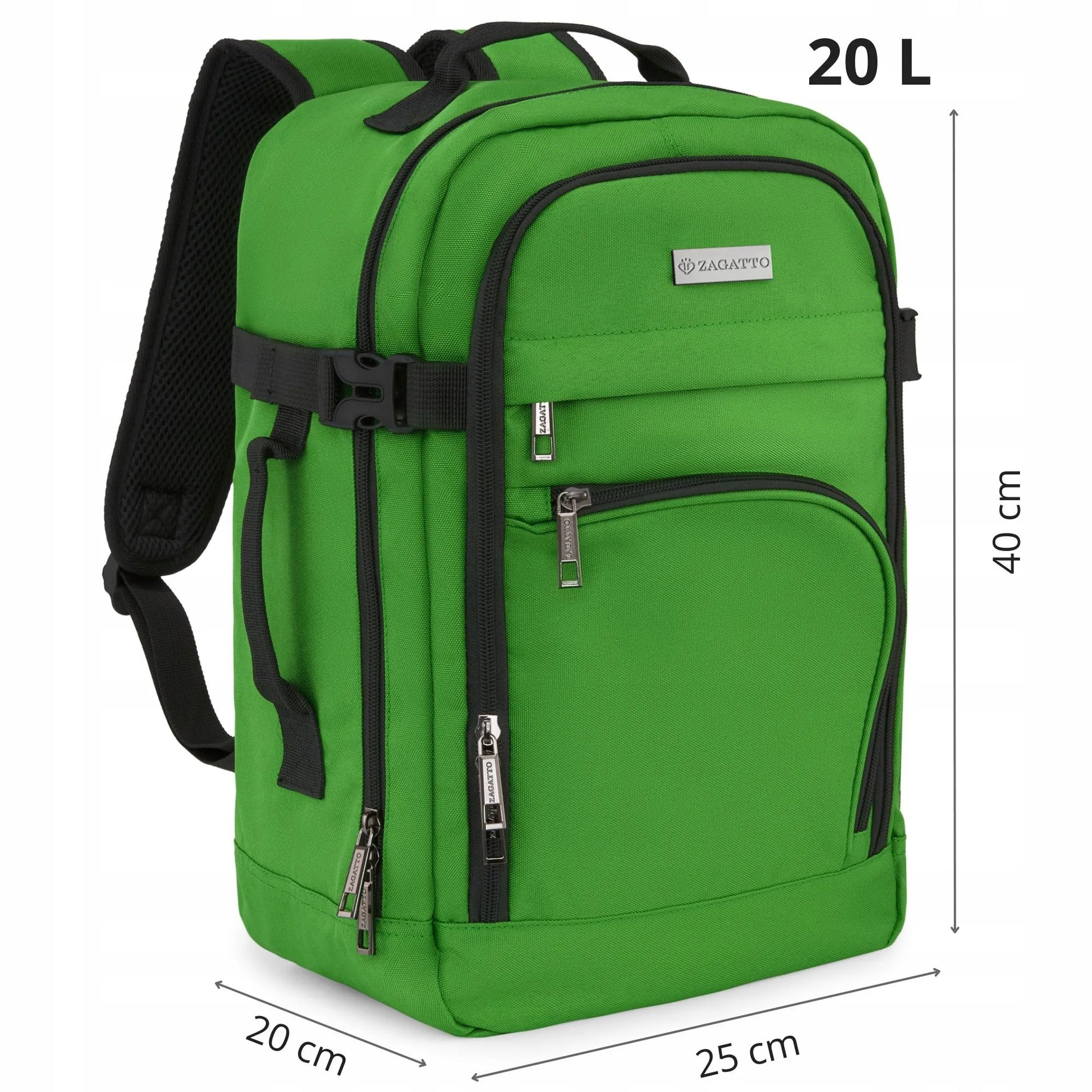 Zagatto kuprinė lėktuvui RYANAIR 40x20x25 cm, rankinis bagažas, turistinė