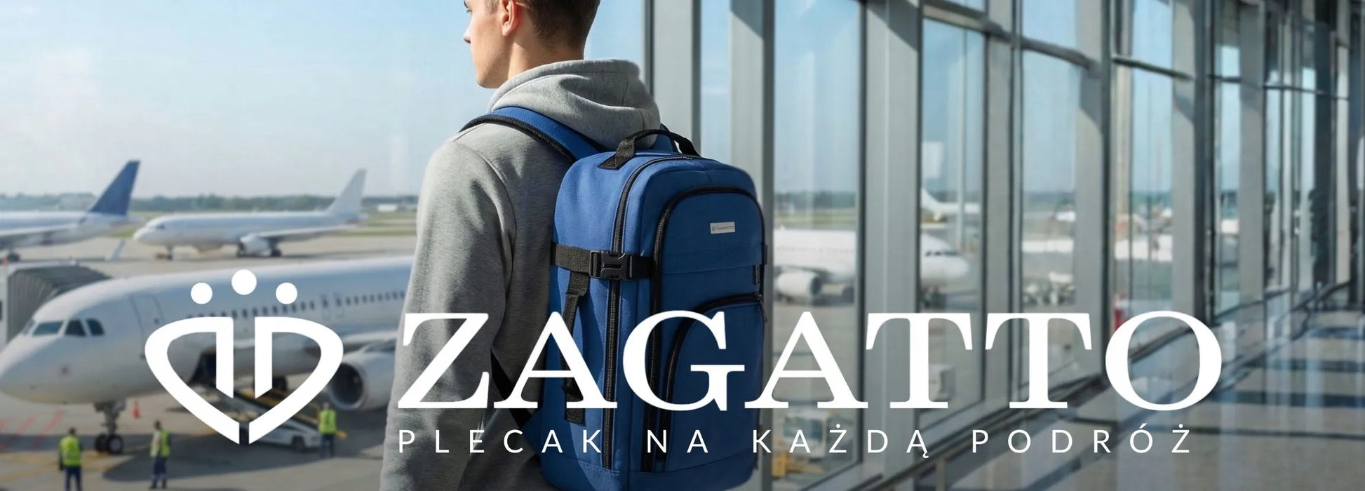 Zagatto kuprinė lėktuvui RYANAIR 40x20x25, kajutės kelioninis bagažas