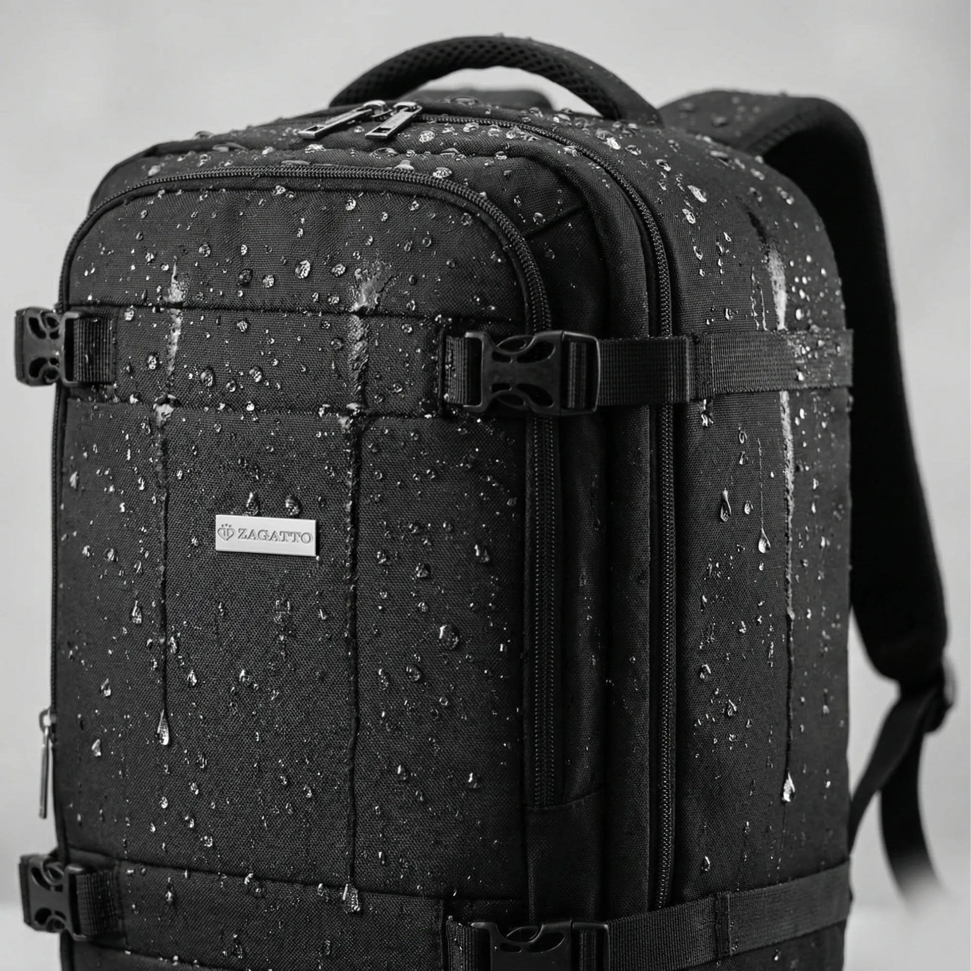 Zagatto® lėktuvo kuprinė 40x30x20 Ryanair rankinis bagažas, juoda