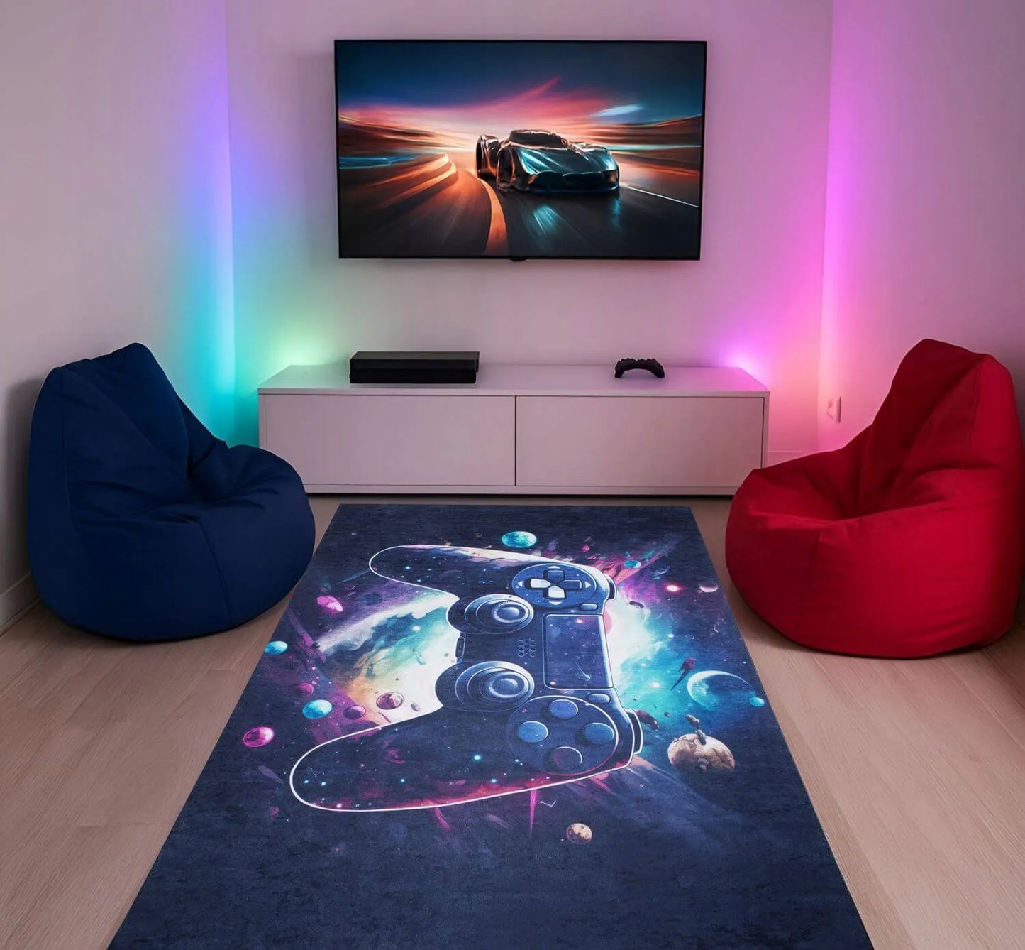 Žaidimų kilimas po jaunuolio kėde neslystantis modernus 80x150