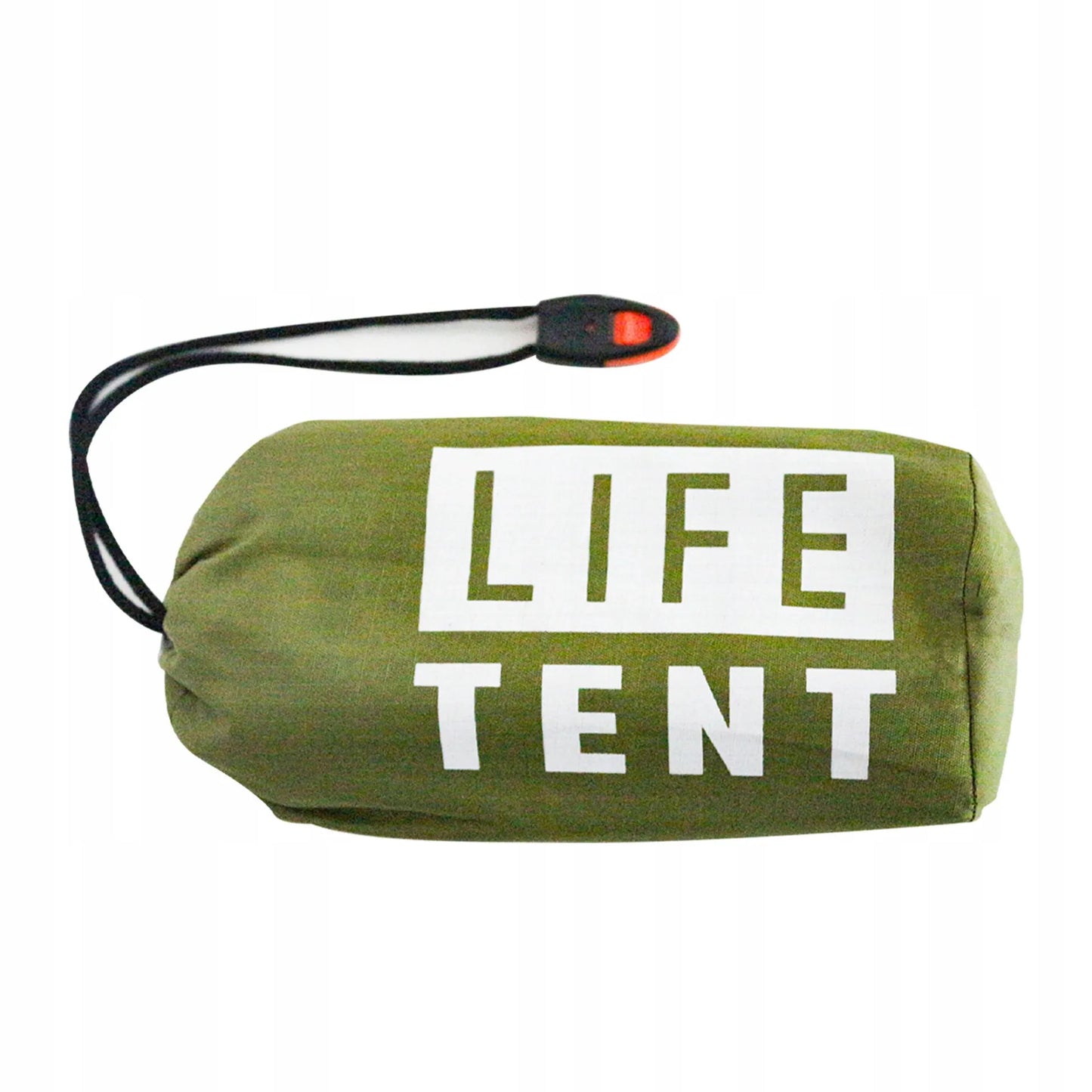 Žalia avarinė palapinė LIFETENT 240x150x90 cm, 2 vietų, šiluminė folija